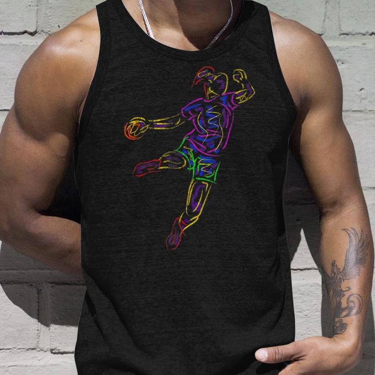 Handball Player Handball Tank Top Geschenke für Ihn