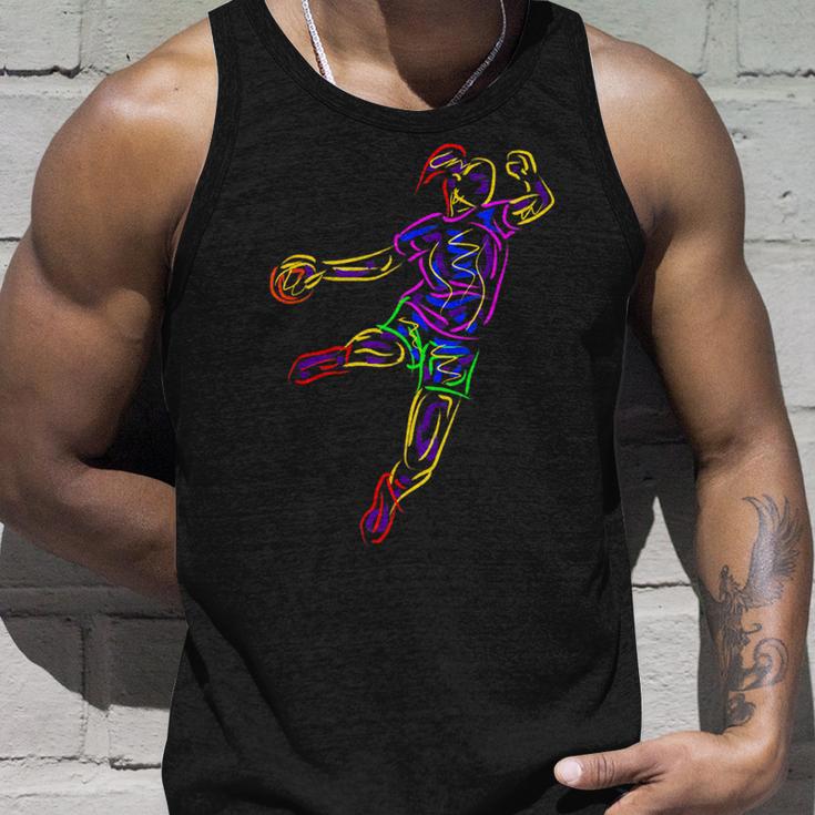 Handballer Handball Athletes Handball Tank Top Geschenke für Ihn