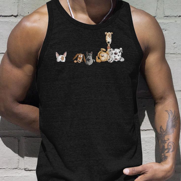 Happy Dogs Team I Dog Fan Fun Tank Top Geschenke für Ihn