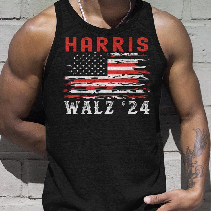 Harris Walz 2024 For President Kamala Harrisp Tim Waltz Tank Top Geschenke für Ihn