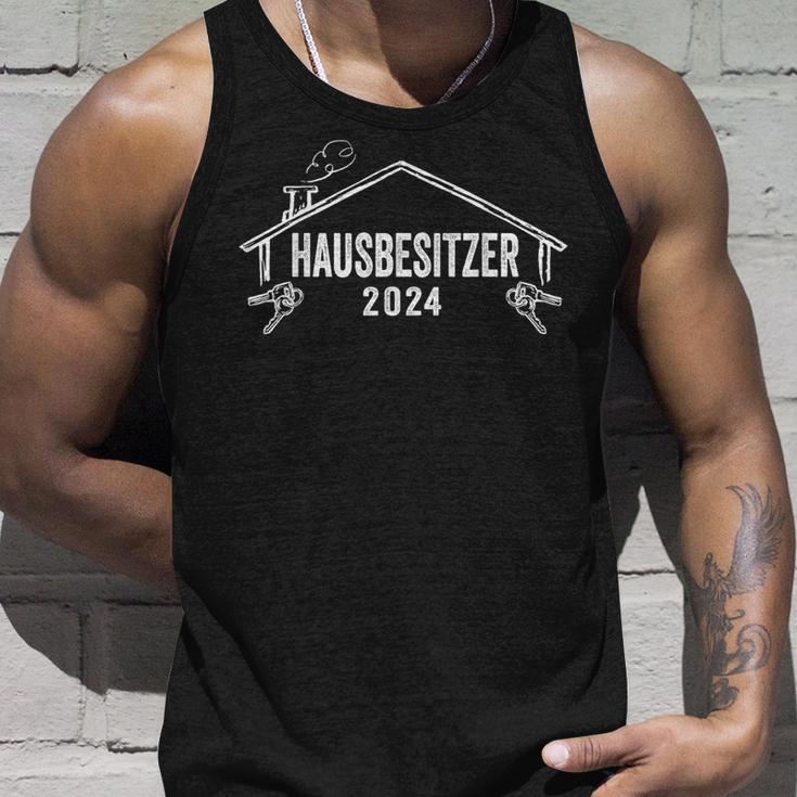 Hausbesitzer 2024 Bauherren Eigenheim Hausbau Bauherr Tank Top Geschenke für Ihn