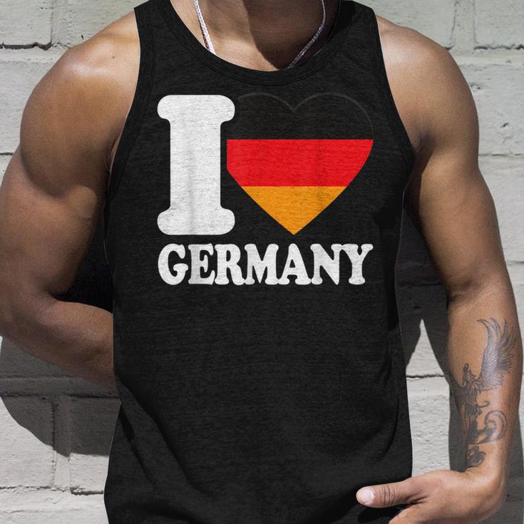 With I Heart Deutschland I Heart Germany Germany Flag Tank Top Geschenke für Ihn