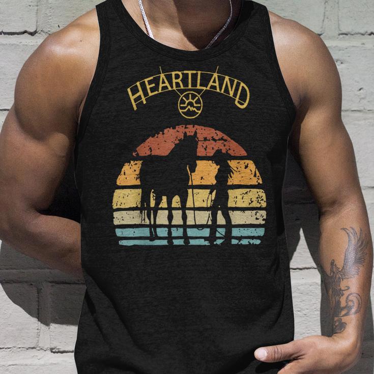 Heartland Retrointage Sunset Tank Top Geschenke für Ihn