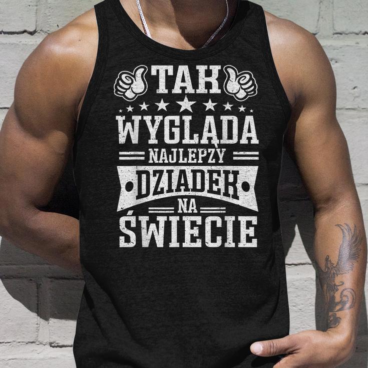 Herren Dziadzie Dziadzia Dziadziu Dziadzio Polen Dziadek Tank Top Geschenke für Ihn