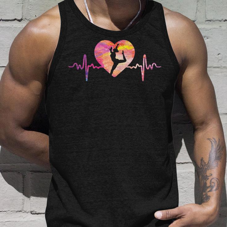 Herzschlag Ekg Turnen Turnerin Gymnastics Tank Top Geschenke für Ihn