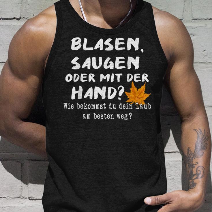 Hobby Gardener Blasgen Sugen Oder Mit Der Hand Tank Top Geschenke für Ihn