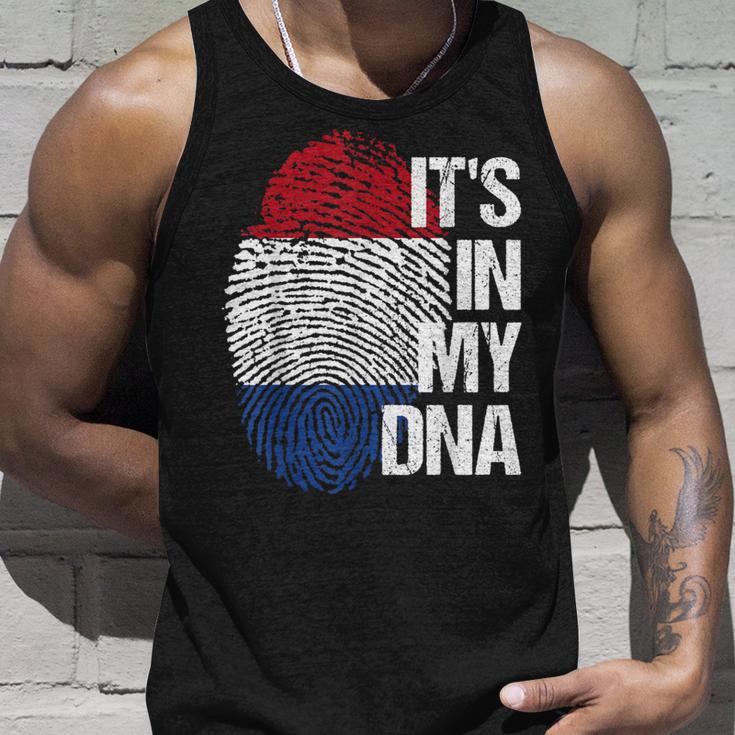 Holland Oranje Team Homeland Heart Roots Fingerprint Dna S Tank Top Geschenke für Ihn