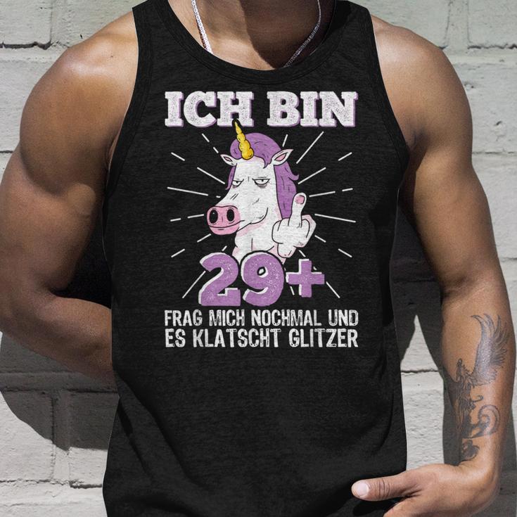 'Ich Bin 29 Mittelfinger 30 Years Old' Tank Top Geschenke für Ihn