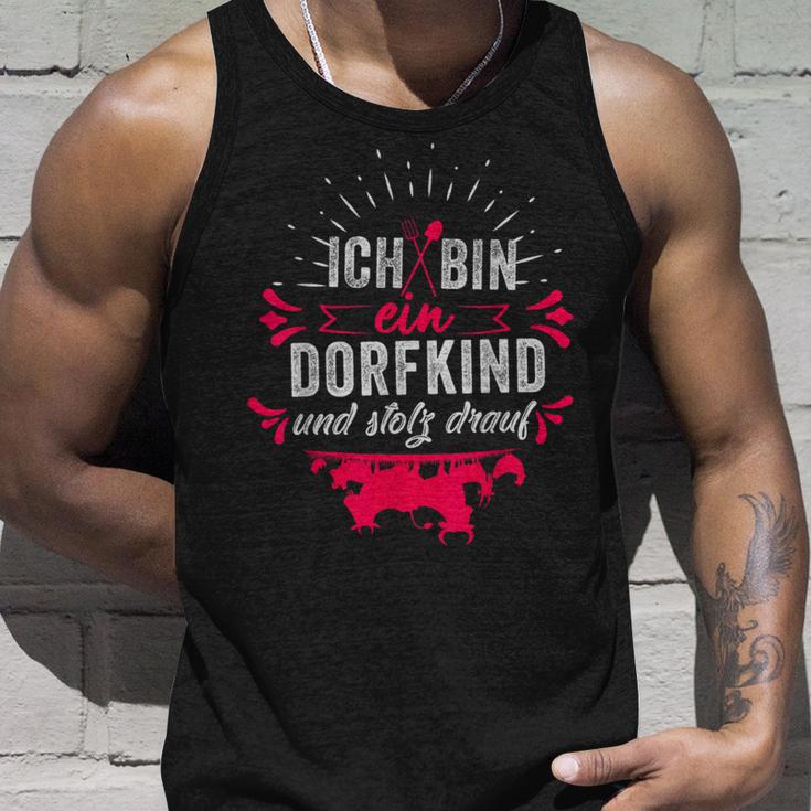 Ich Bin Ein Dorfkind Und Stolz Drauf Farmer Farm Tank Top Geschenke für Ihn