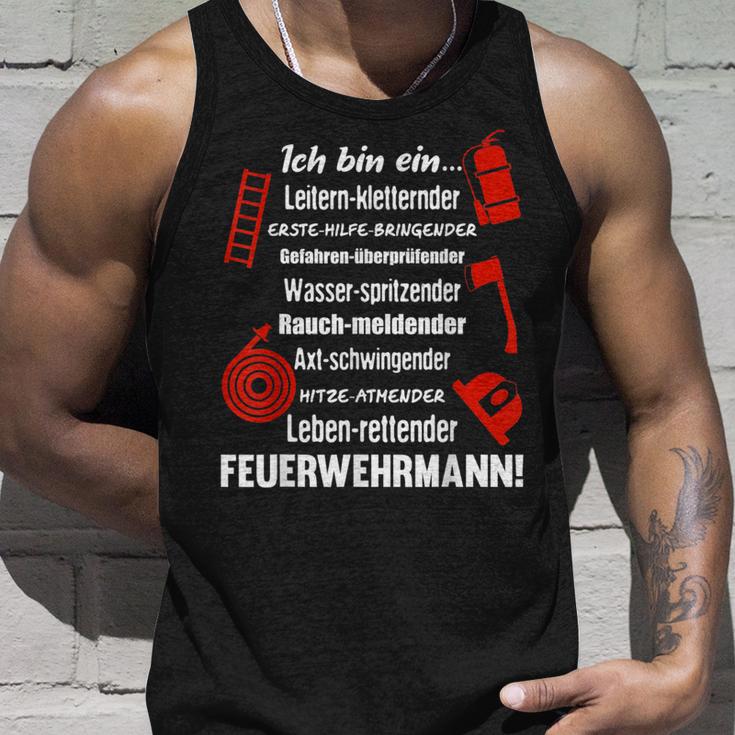 Ich Bin Ein Feuerwehrmannoluntary Fire Brigade Ich Bin Ein Tank Top Geschenke für Ihn