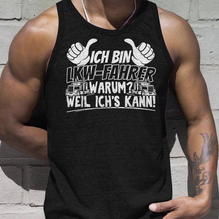 Ich Bin Ein Stolzer Lkw Driver Trucker Professional Driver Tank Top Geschenke für Ihn