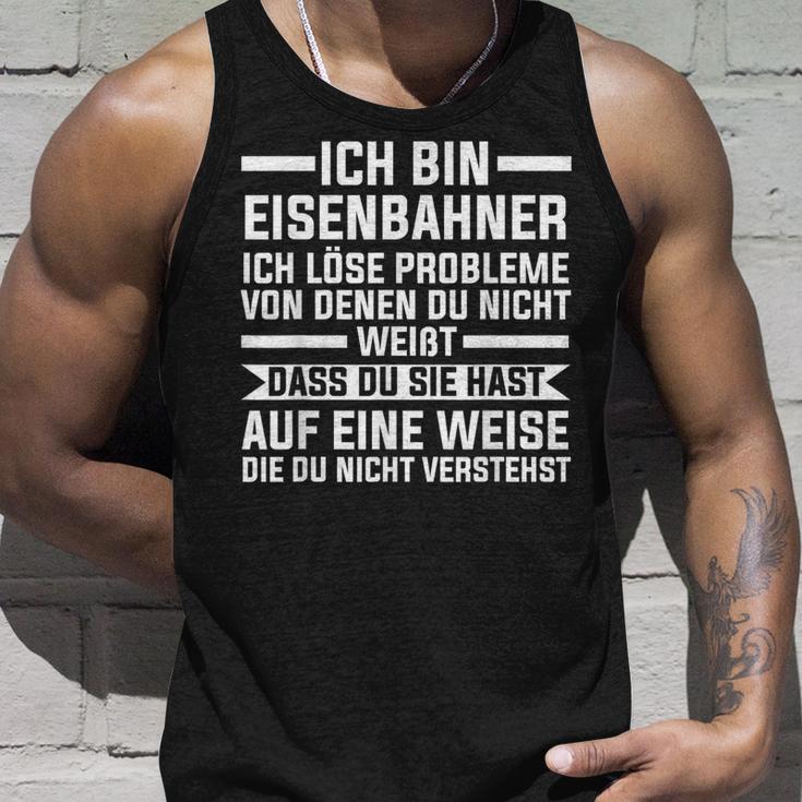 Ich Bin Eisenbahner Railway Tank Top Geschenke für Ihn