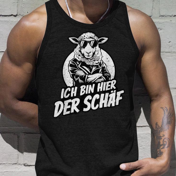 Ich Bin Hier Der Schäf Tank Top Geschenke für Ihn