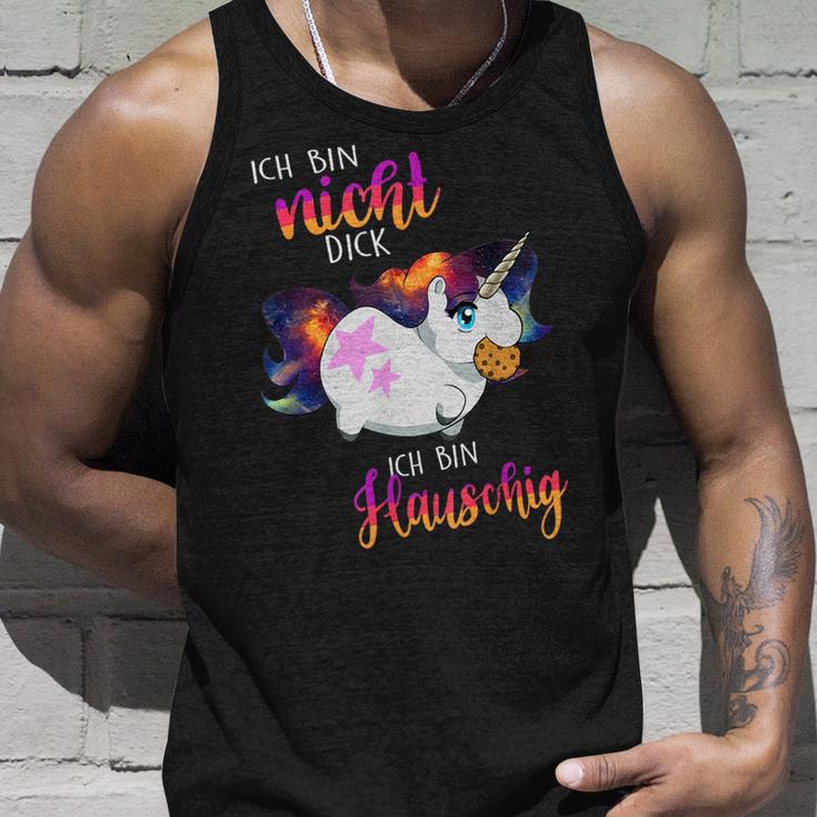 Ich Bin Nicht Dick Sondern Fluffy Thick Unicorn Tank Top Geschenke für Ihn