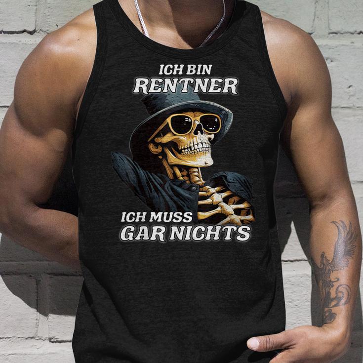 Ich Bin Rentner Ich Muss Gar Nicht Tank Top Geschenke für Ihn