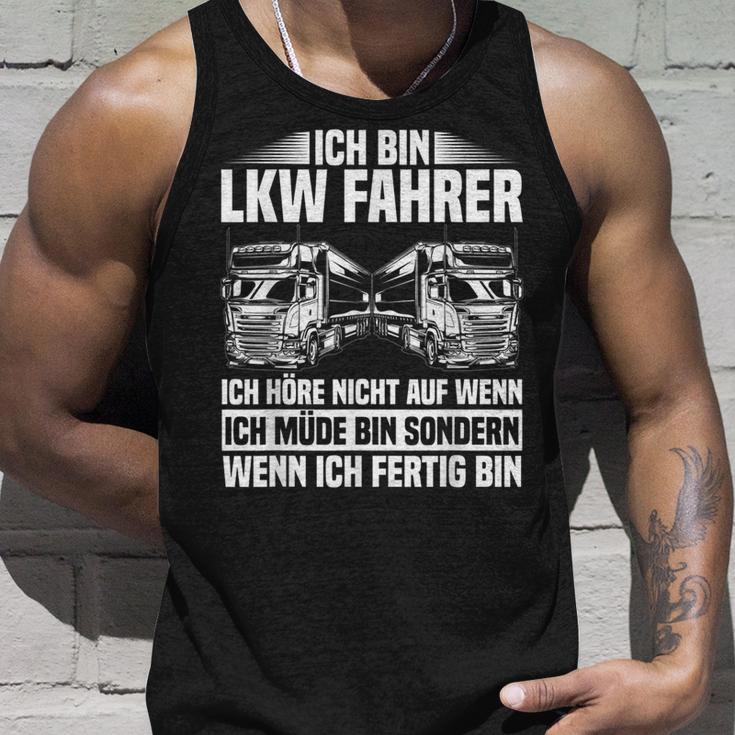 Ich Bin Truck Dahrer Ich Höre Nicht Auf Wenn Ich Müde Bin Ich Bin Truck Tank Top Geschenke für Ihn