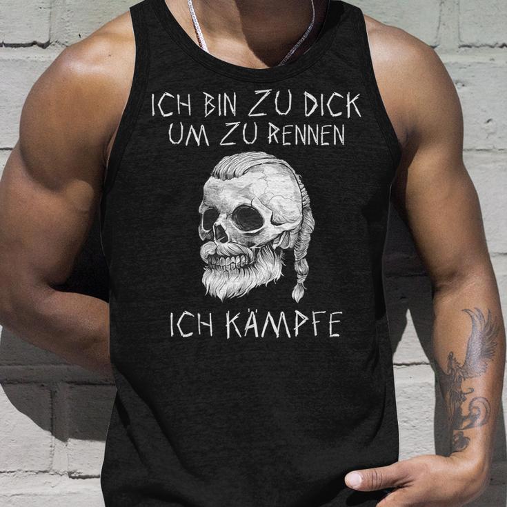 Ich Bin Zu Dick Ich Kämpfe Böser Alter Manniking Tank Top Geschenke für Ihn