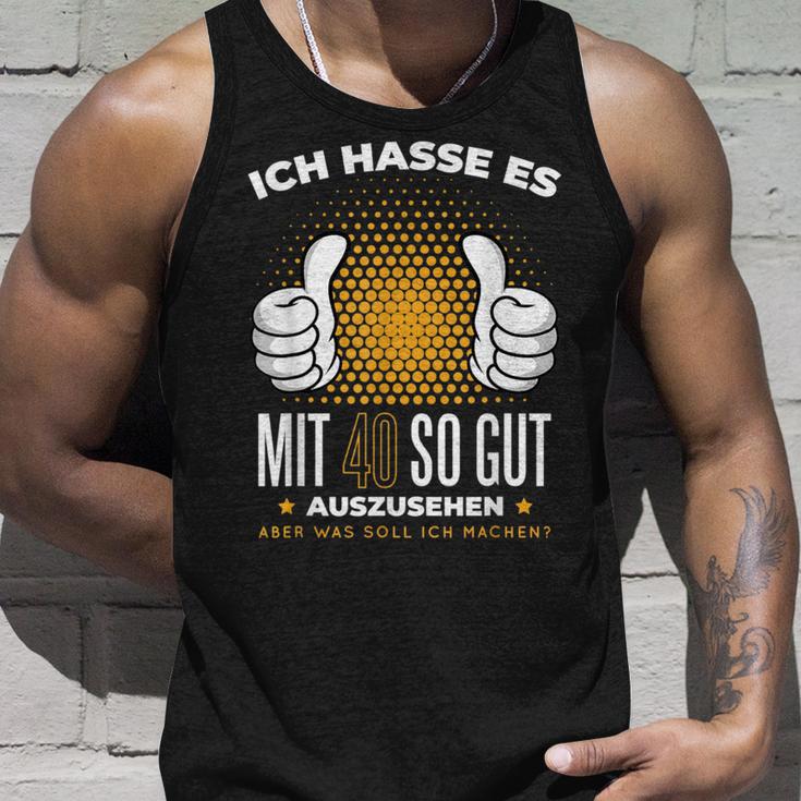 Ich Hasse Es Mit 40 So Gut Aushlen Jahrgang 1981 Father's Day Tank Top Geschenke für Ihn