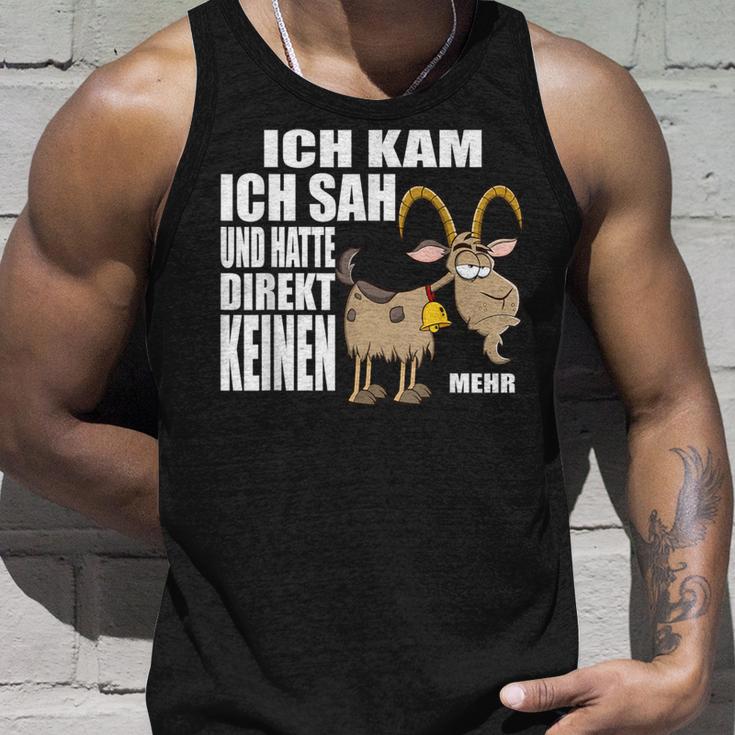 Ich Kam Sah Und Hatte Direkt Kein Bock Mehr Kein Antrieb Tank Top Geschenke für Ihn