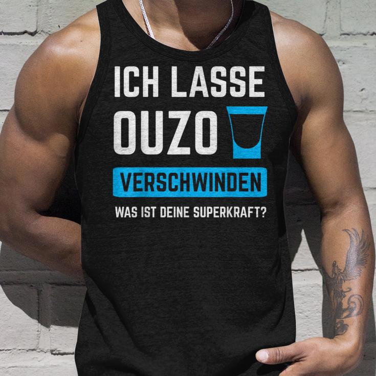 Ich Lassen Ouzoerschwinden Schnaps Greece Tank Top Geschenke für Ihn