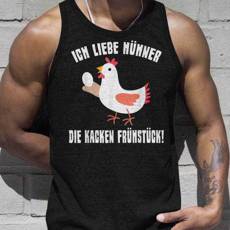 Ich Liebe Hühner Die Kacken Breakfast Farmer I Love Hühner Die Kacken Breakfast Tank Top Geschenke für Ihn