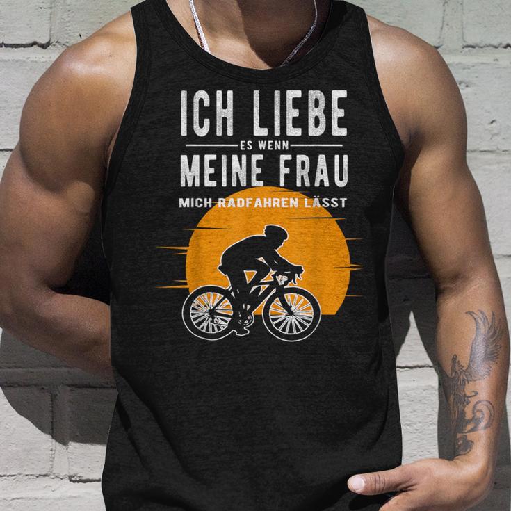 Ich Liebe Meine Frau Wenn Sie Mich Radfahren Lässt Lässt Tank Top Geschenke für Ihn