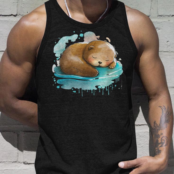 Ich Mag Halt Otter Seeotter Kinder Damen Herren Tank Top Geschenke für Ihn