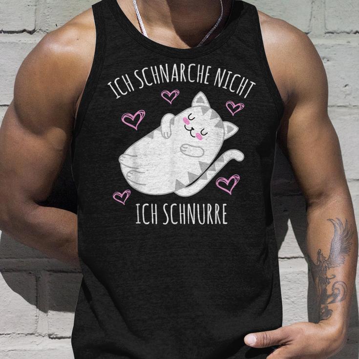 Ich Schnarche Nicht Ich Schnurre Saying Sleep Pyjama Tank Top Geschenke für Ihn