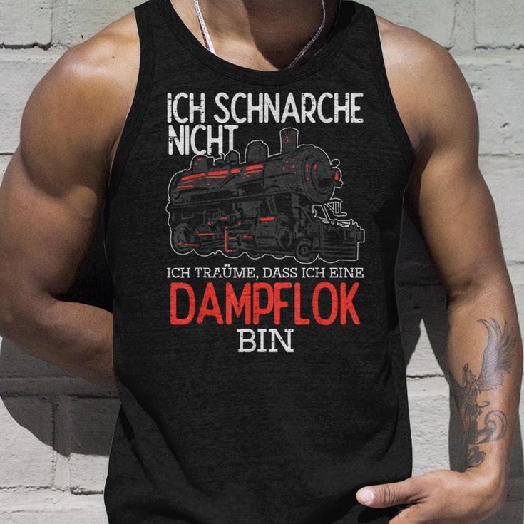 Ich Schnarche Nicht Träume Damplokführer Tank Top Geschenke für Ihn