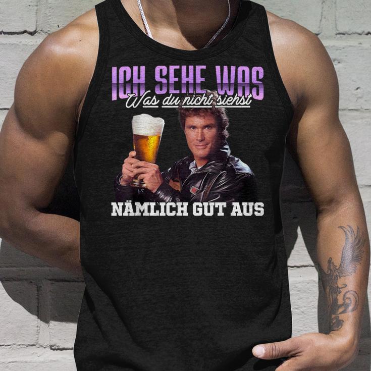 Ich Sehe Was Was Du Nicht Siehst Nämlich Gut Aus Bier Tank Top Geschenke für Ihn