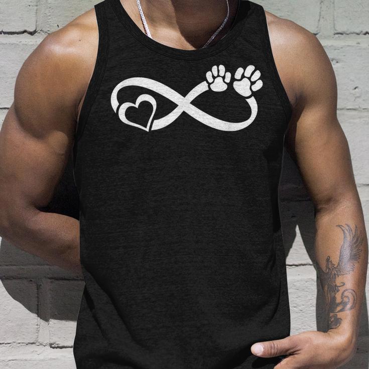 Infinite Hundeliebe Dog Paw Heart Dog Tank Top Geschenke für Ihn