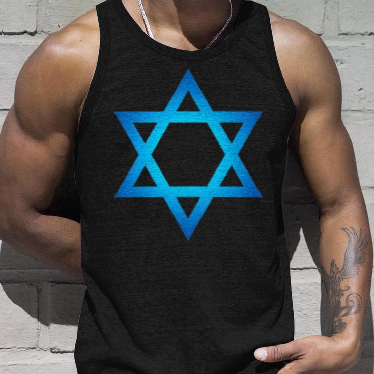 Israel Flag Small Star Of David Judaism Hexagram Symbol Tank Top Geschenke für Ihn