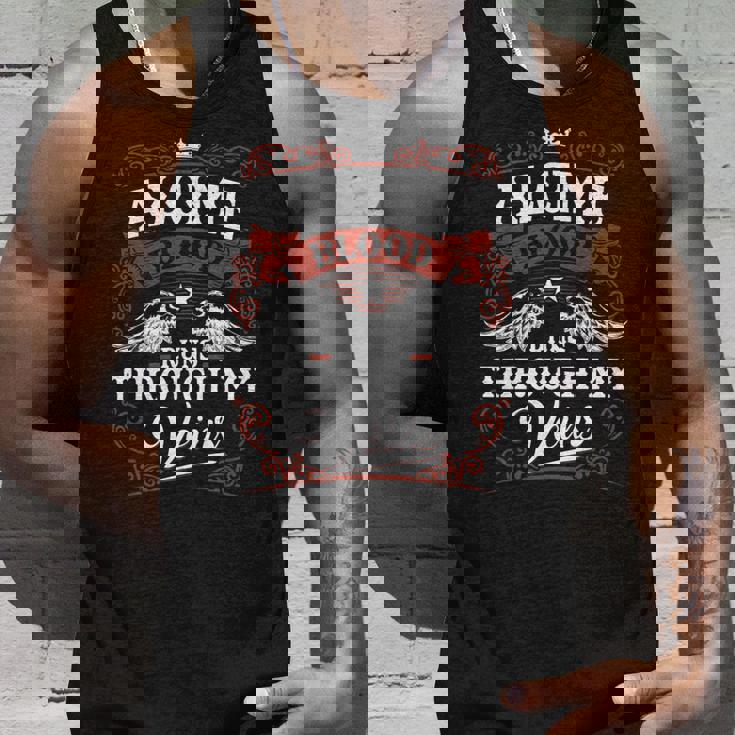 It's A Alcime Thing You Wouldn't Understand Alcime Last Name Blood Run Through My Veins Tank Top Gifts for Him