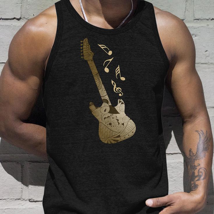 Jazz Guitar Artistic Guitar Tank Top Geschenke für Ihn