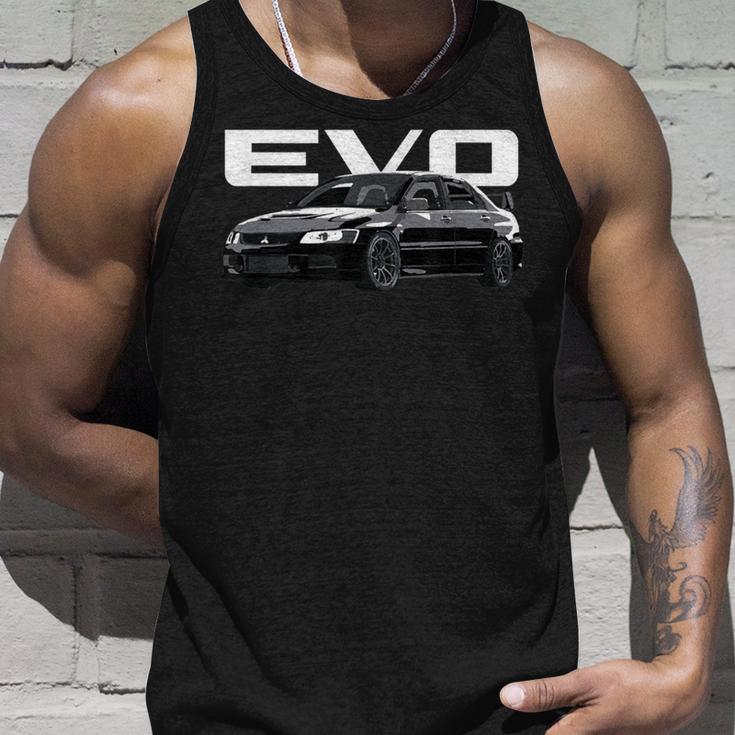 Jdm Car Evo 9 Asphalt Tank Top Geschenke für Ihn