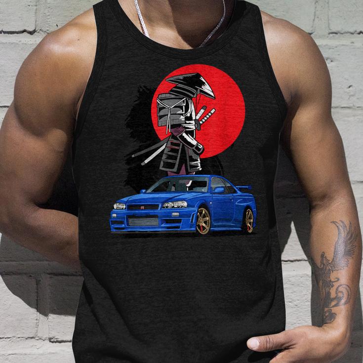 Jdm Skyline R34 Auto Tuning Japan Samurai Drift Tank Top Geschenke für Ihn