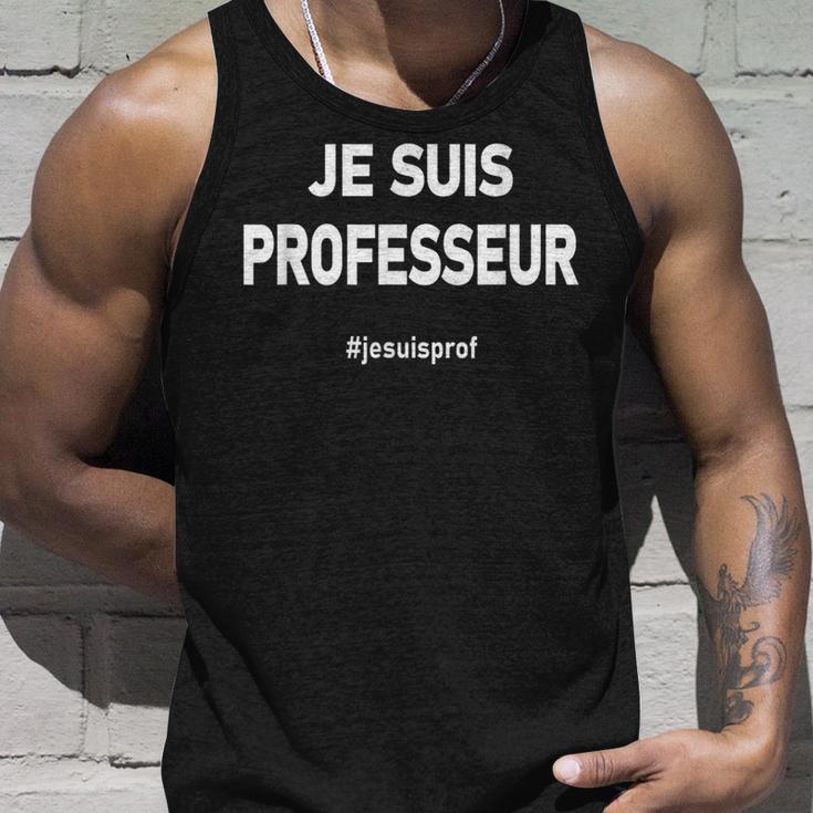 Je Suis Professeur Meinungsfreiheit Solidarität Paris Tank Top Geschenke für Ihn