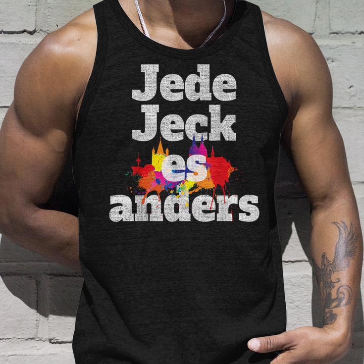 Jeder Jeck Es Anders Kölsches Grundgesetz Carnival In Cologne Tank Top Geschenke für Ihn