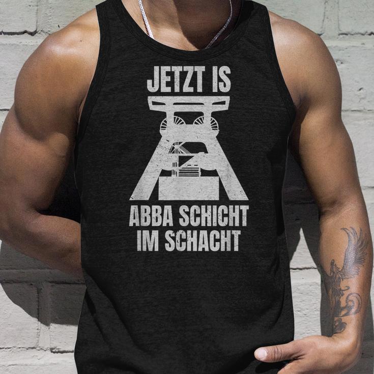 Jetzt Is Aber Schicht Förderturm Ruhrpottdeutsch Tank Top Geschenke für Ihn