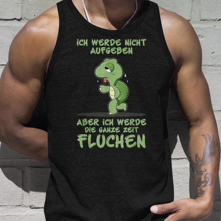 Jogger Ich Werde Nicht Aufgeben Aber Die Ganze Zeit Fluchen Tank Top Geschenke für Ihn