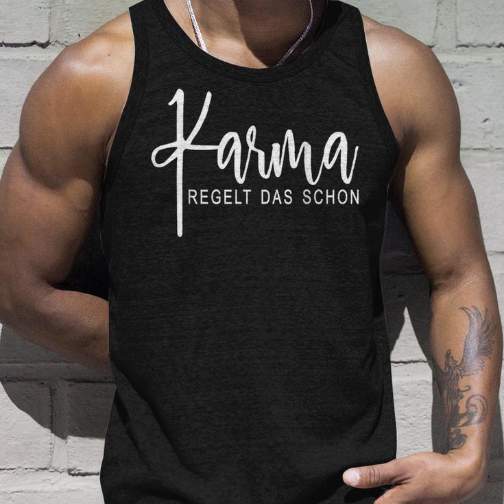 Karma Regelt Das Schon Schicksal Karma S Tank Top Geschenke für Ihn