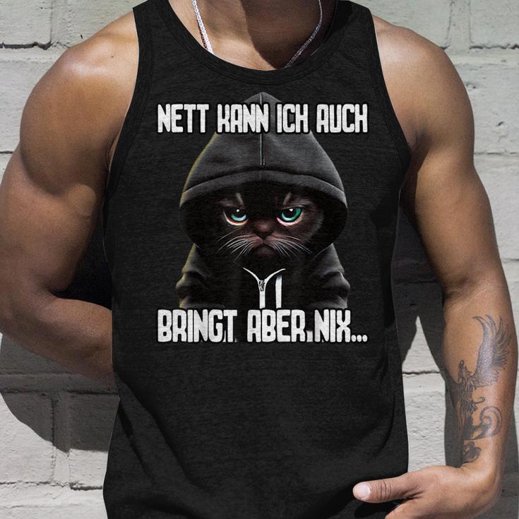 Short Sleeve Katz Ich Nett Kann Tank Top Geschenke für Ihn