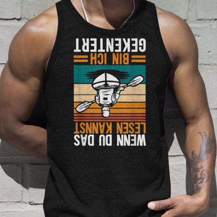 Kayak Kanu Wenn Du Das Lesen Kannst Bin Ich Gekentert Tank Top Geschenke für Ihn