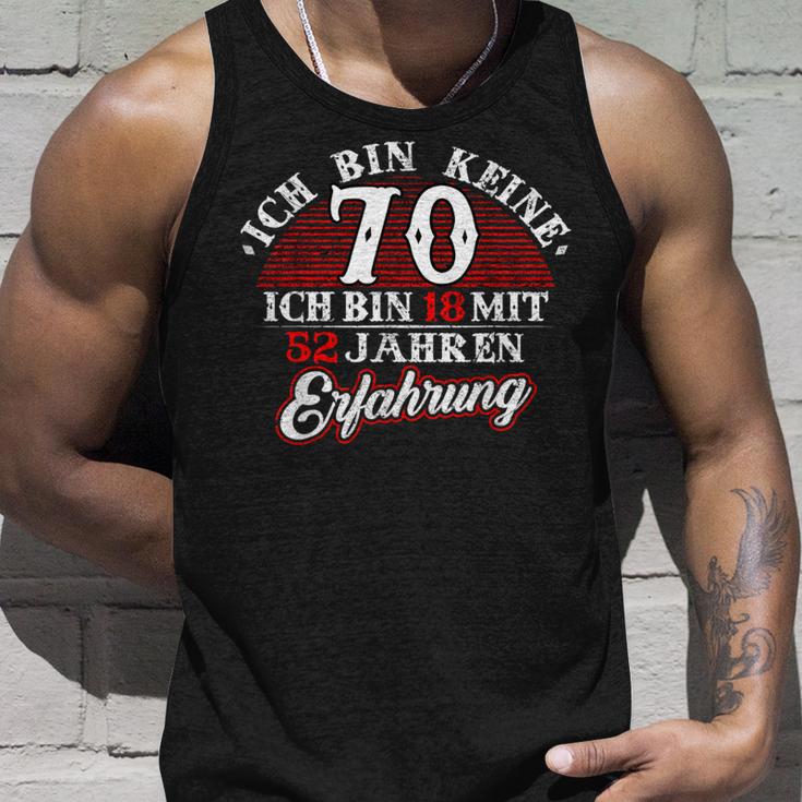 Keine 70 Jahre 18 Mit Experience Birthday Tank Top Geschenke für Ihn