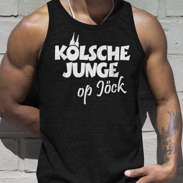 Kölsche Junge Op Jöck Kölner Unterwegs Cologne Tank Top Geschenke für Ihn