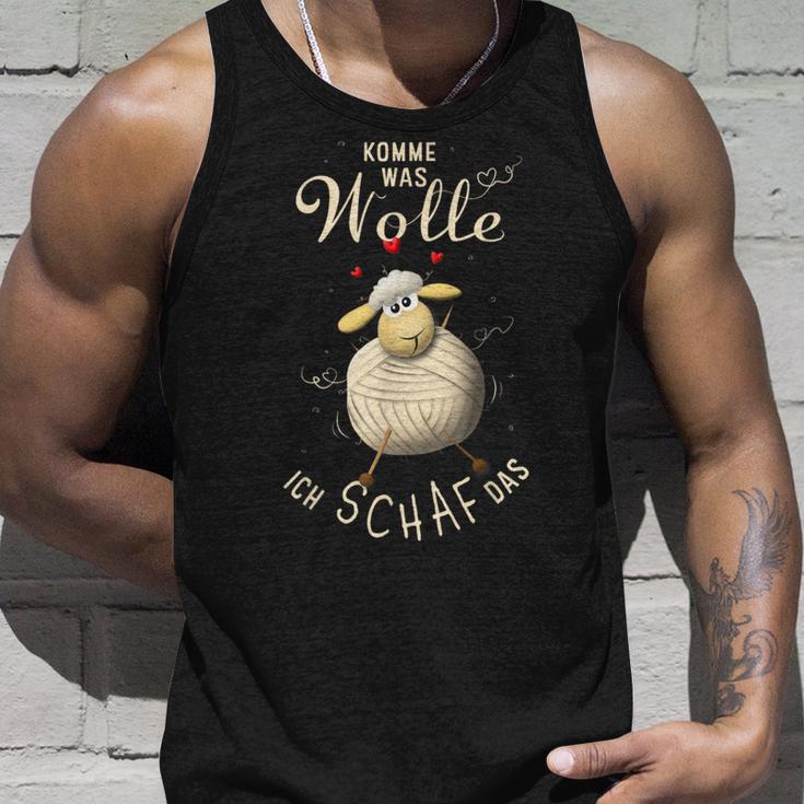 Komme Was Wolle Ich Schaf Das Handmade Fan Tank Top Geschenke für Ihn