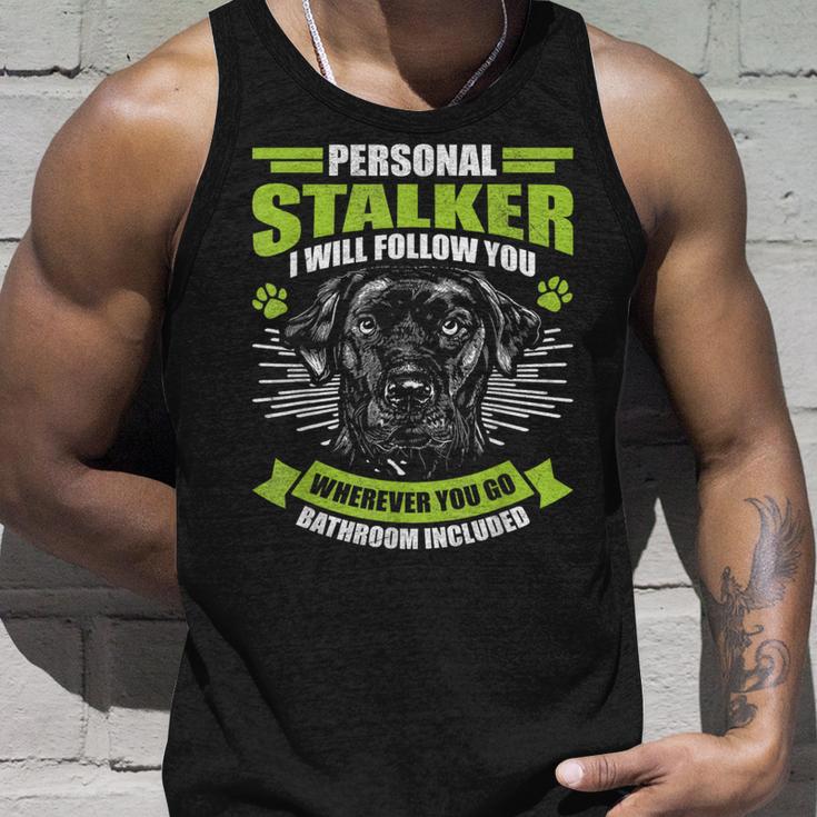 Labrador Fan Personal Stalker Labrador Tank Top Geschenke für Ihn