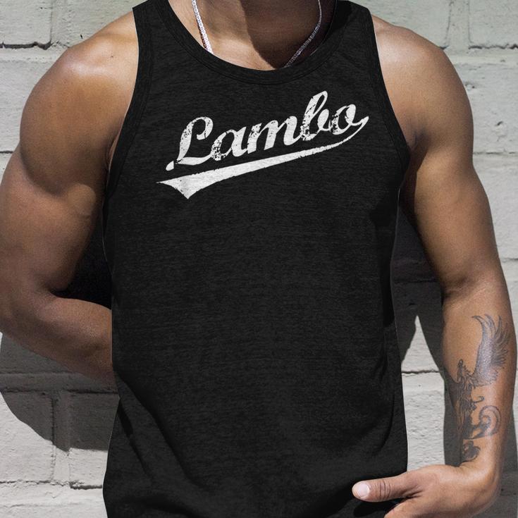 Lambo Distressed Hip Hop Rap Slang Tank Top Geschenke für Ihn