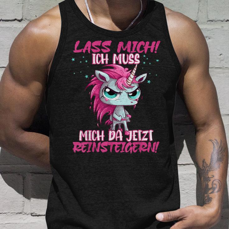 Lass Mich Ich Muss Mich Jetzt Da Reinsteigern Unicorn Tank Top Geschenke für Ihn