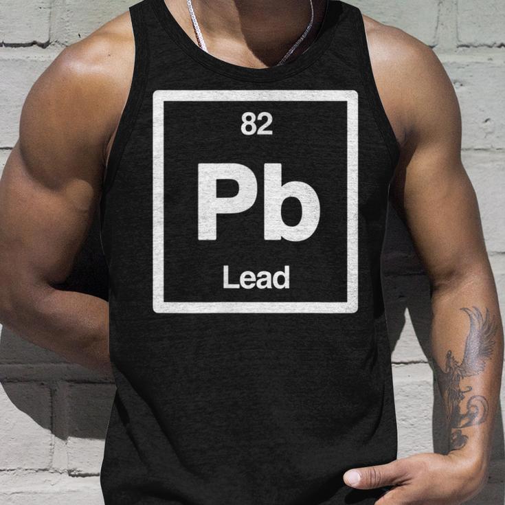 Lead Pb Periodic Table Of Elements Science Tank Top Geschenke für Ihn